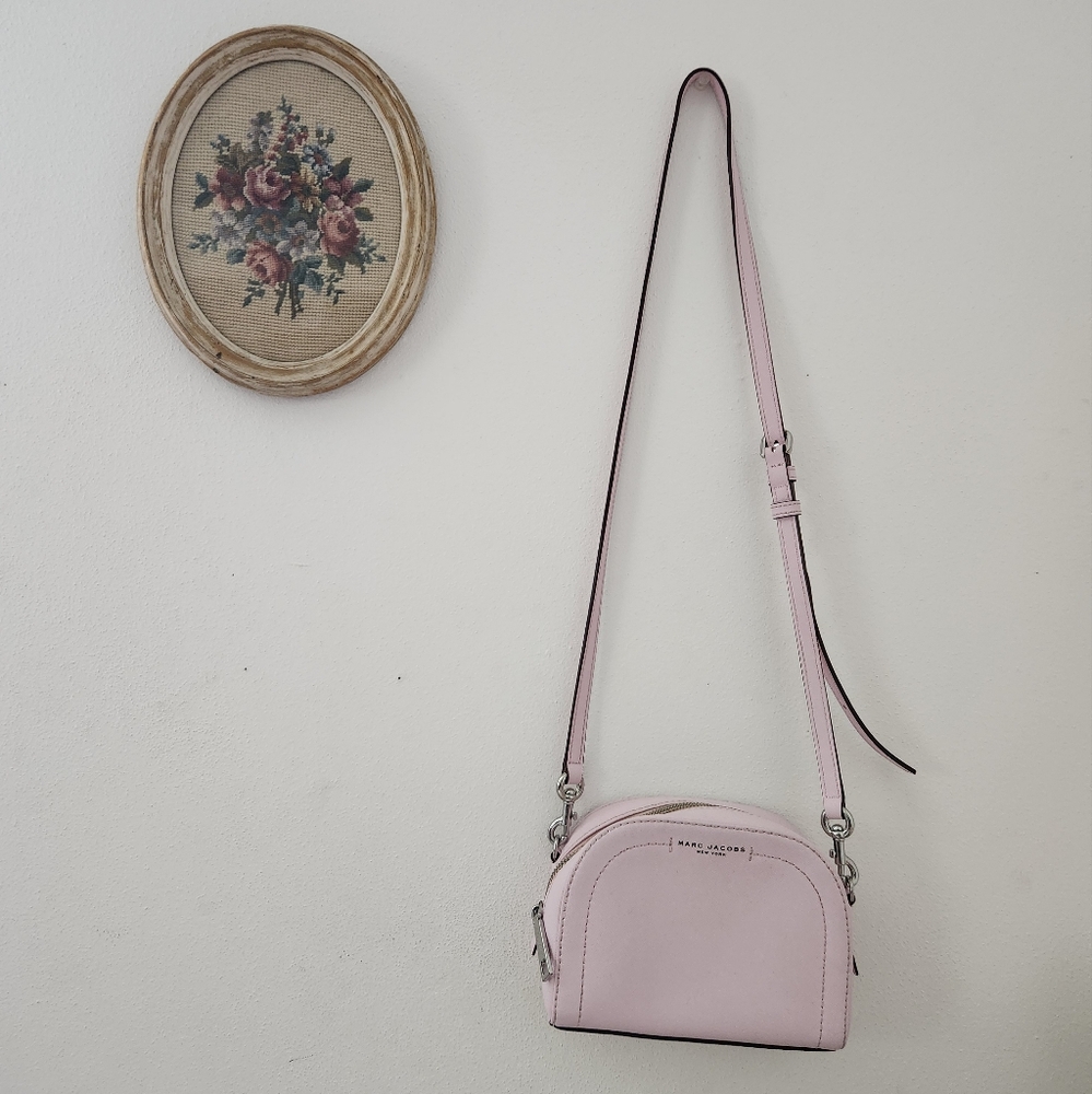 Marc Jacobs pink playback leather crossbody set